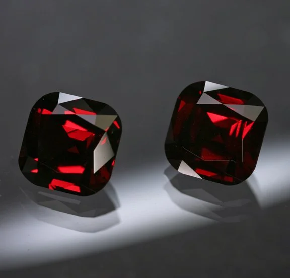 7.90 ct. Tanzanian Rhodolite Pair