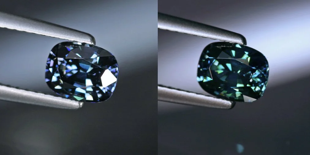 1.26 ct. 'Reverse' Color Change Zircon