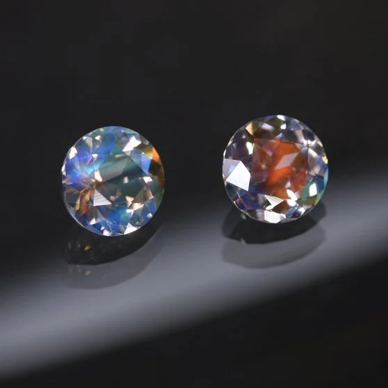 1.46 ct. Rainbow Moonstone Matched Pair