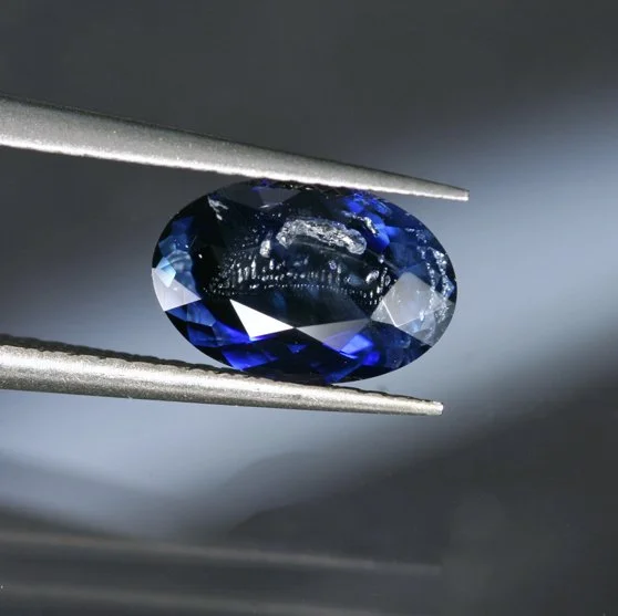 1.01 ct. Malagasy Sapphire with Crystal Landscape