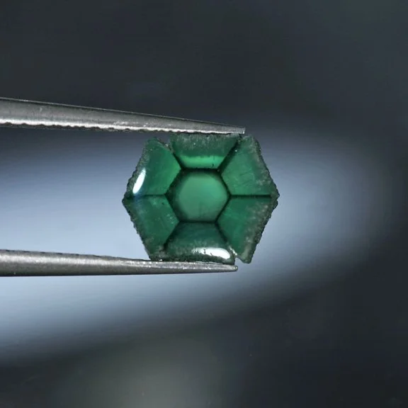 0.88 ct. Trapiche Emerald