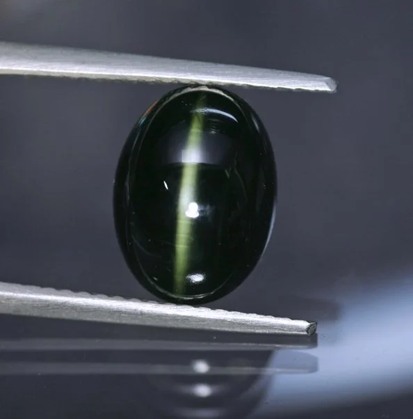6.48 ct Cat's Eye Green Enstatite