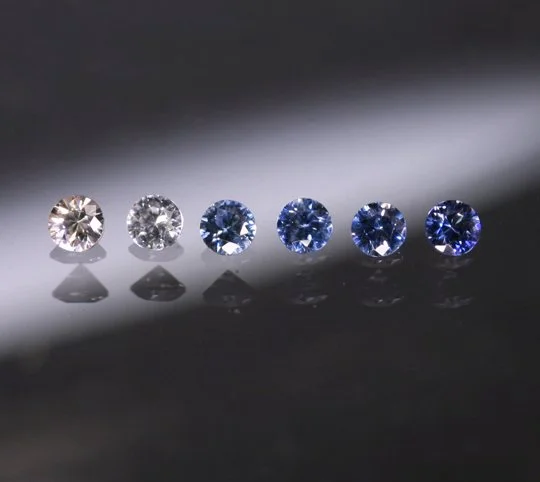 0.23 ct. Benitoite Color Set