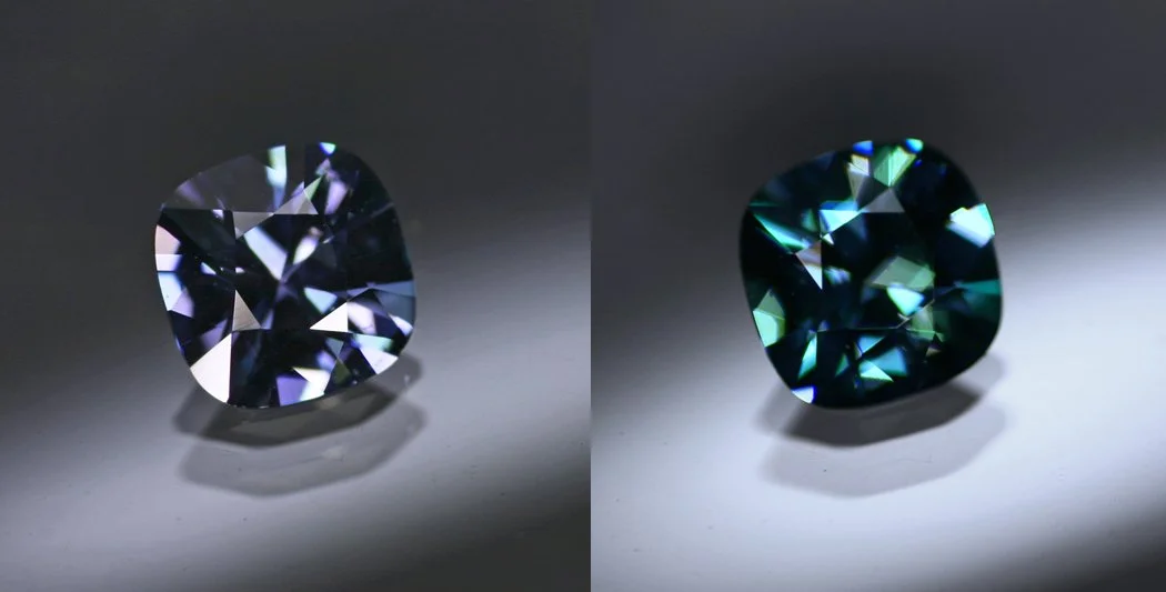 1.95 ct. 'Reverse' Color Change Zircon