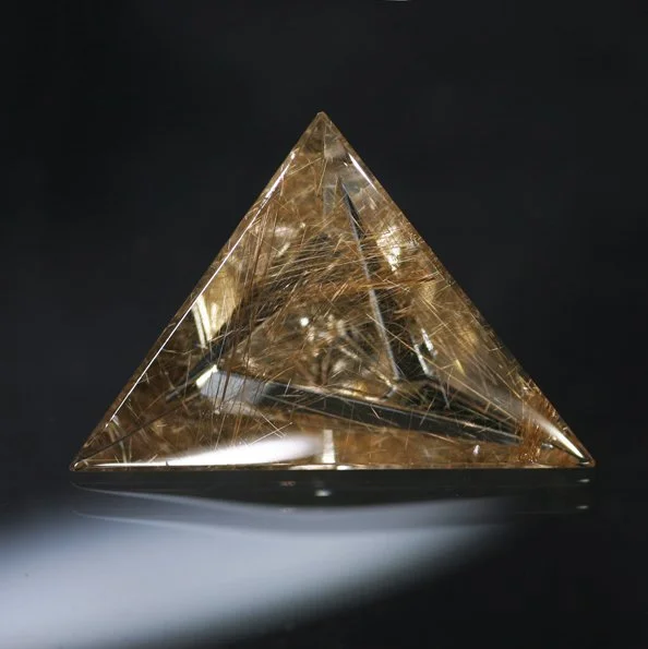 13.09 ct. Quartz with Rutile by Munsteiner