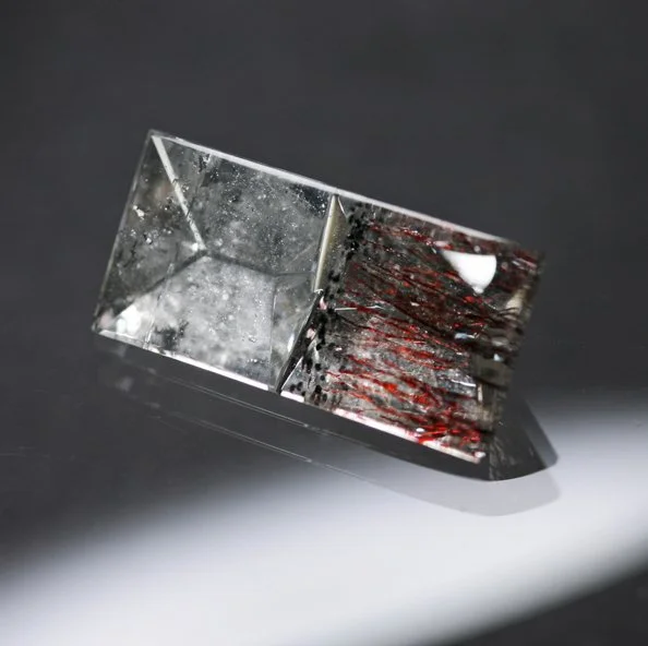 5.23 ct. Quartz with Cacoxenite by Munsteiner