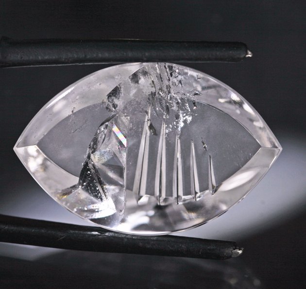 22.08 ct. Quartz with Quartz by Munsteiner