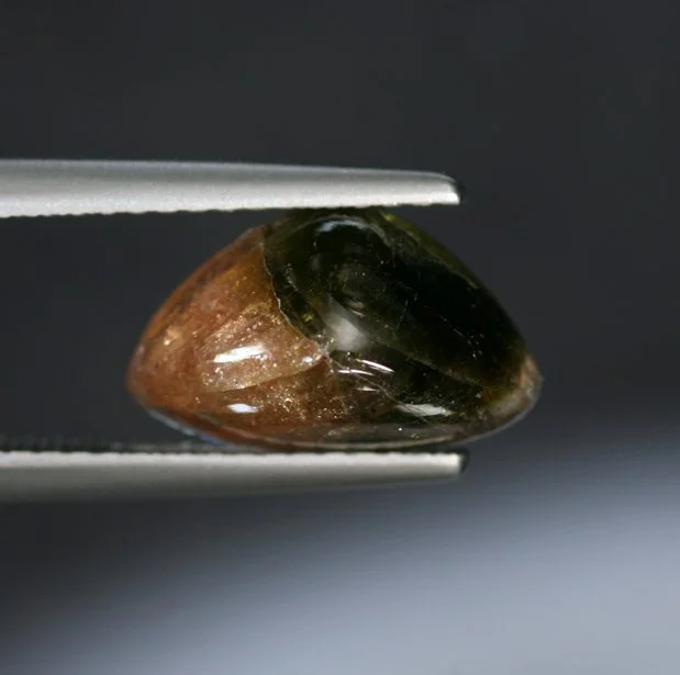*RESERVED* 2.47 ct. Bi-Color Clinozoisite Cabochon