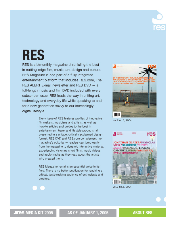 Res Magazine media kit