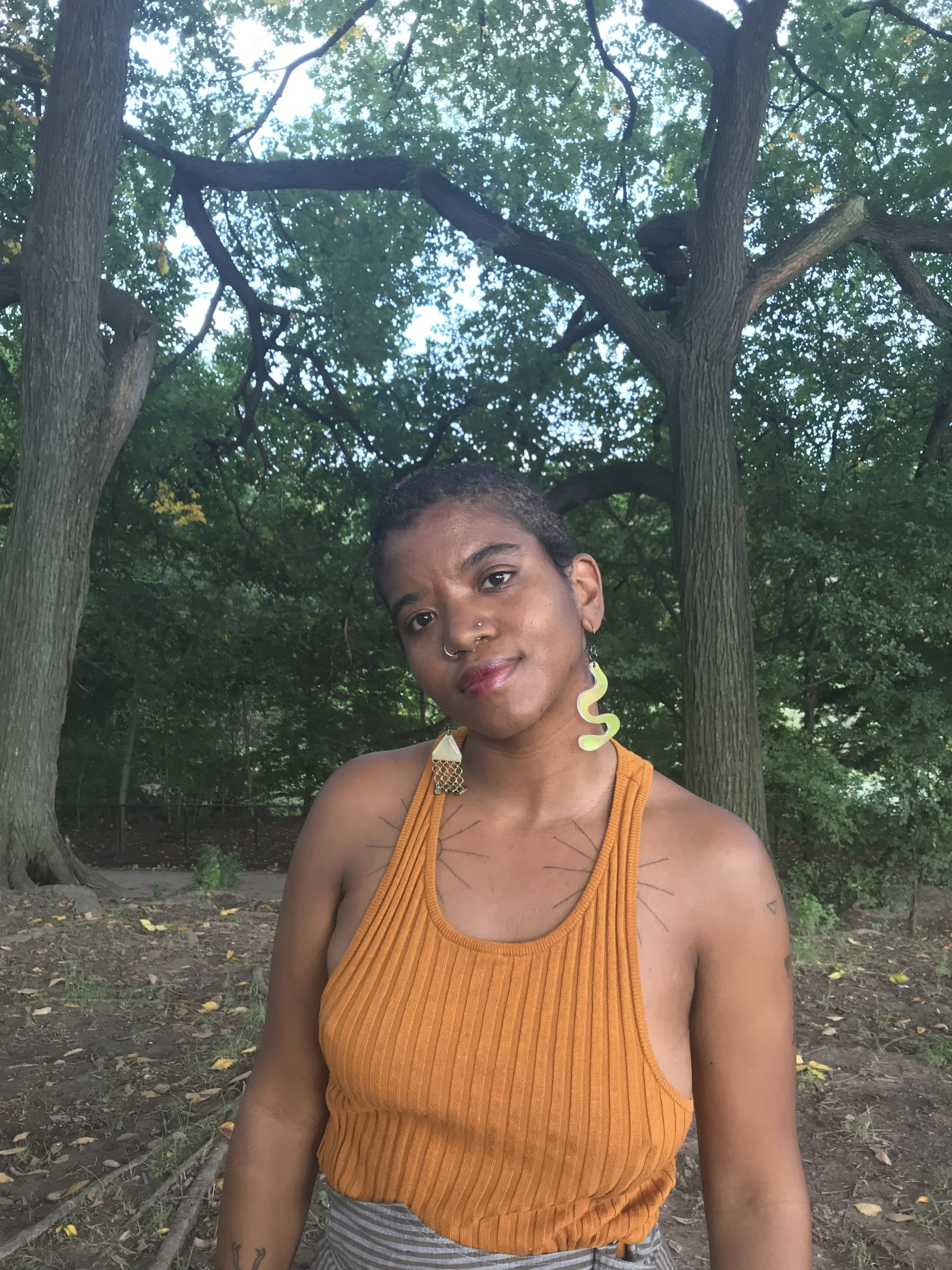 sweet snake earrings