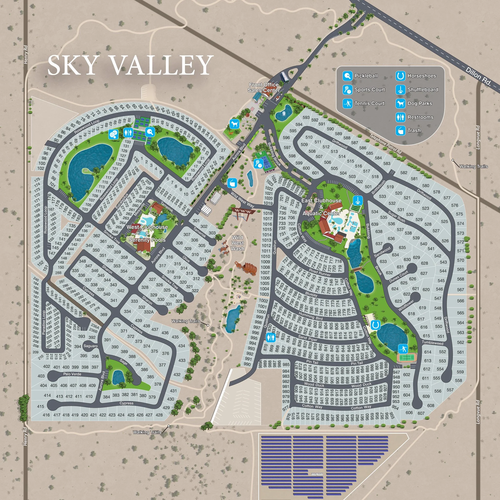 The Valley Map