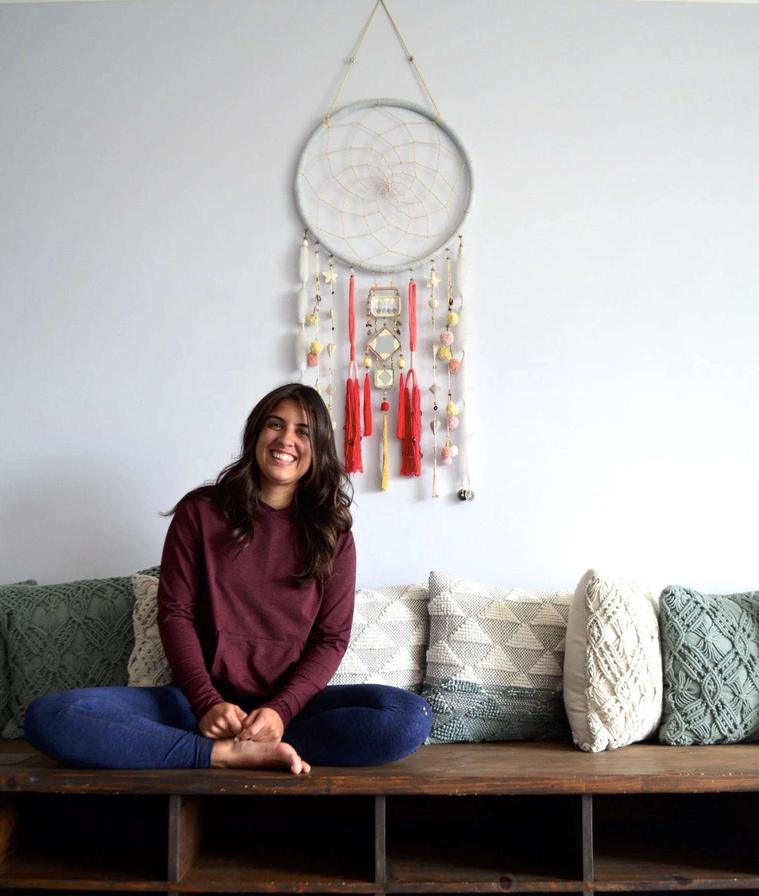 Brittany Filips, cozy in lotus.