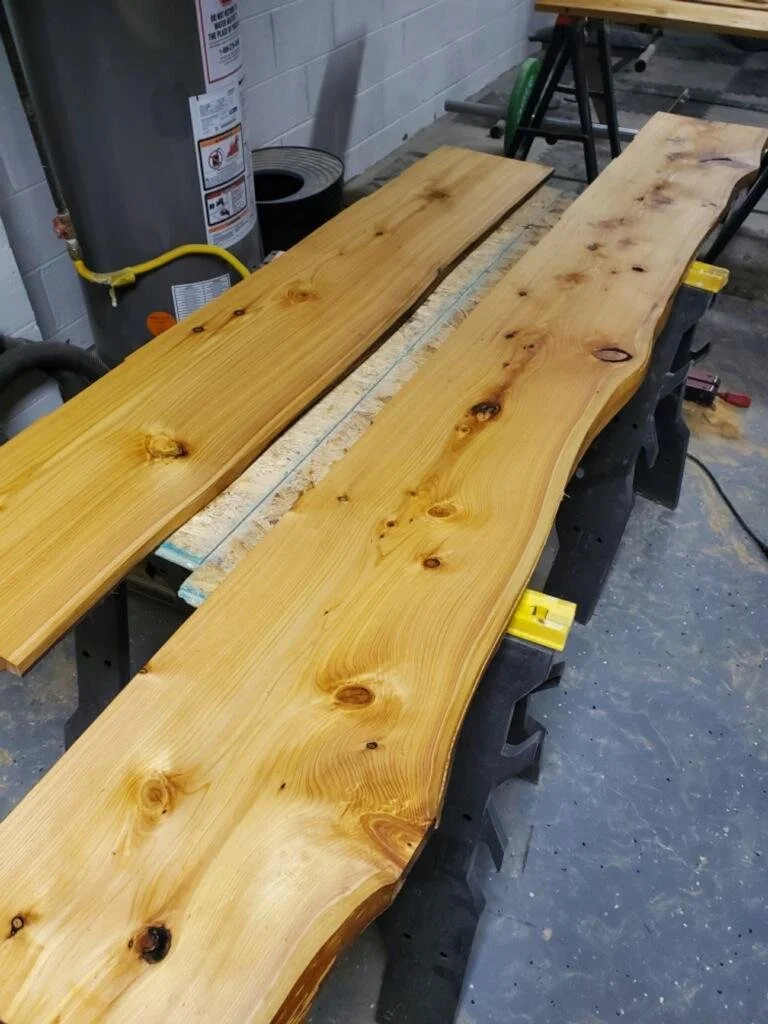 LIVE EDGE SLABS - FROM JOB SITE TO LIBRARY