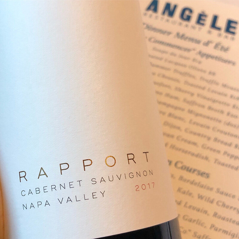 RAPPORT WINES | Cabernet Sauvignon at Angele Restaurant in Napa