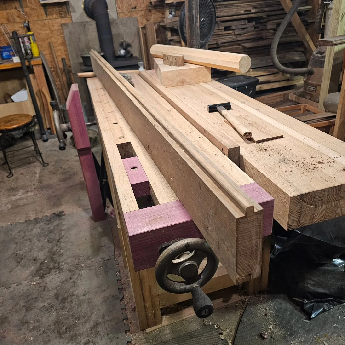 Set of stilts I made for Christmas, for one of my neices. #whiteoak #reclaimedwood #festooldomino