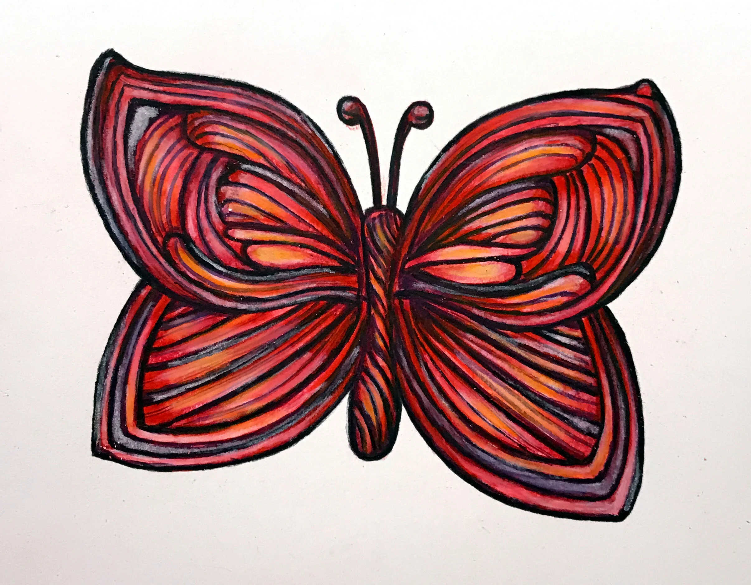 MuscleFly vinyl sticker