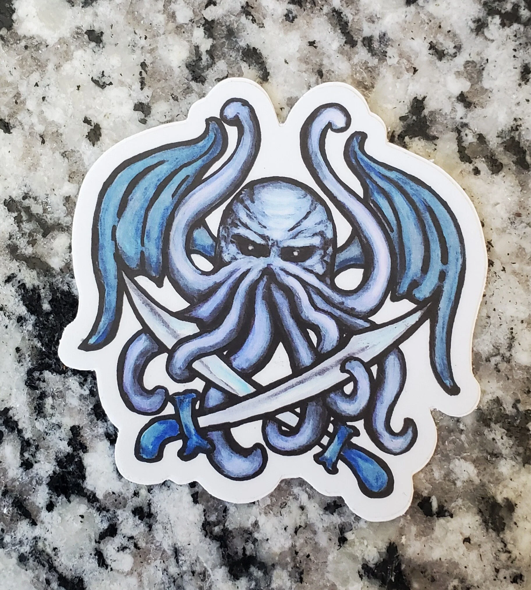 Pirate Cthulhu vinyl sticker