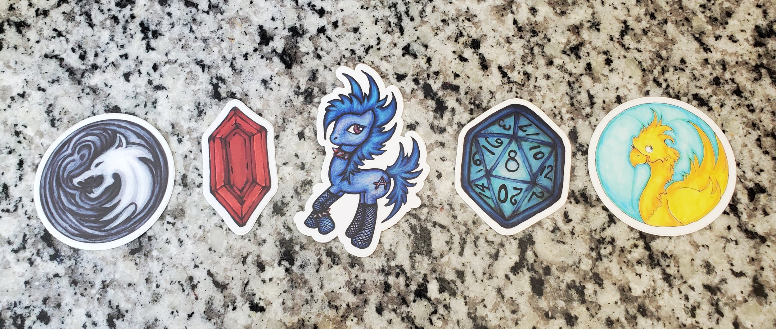 Fan Art/Gamer sticker pack