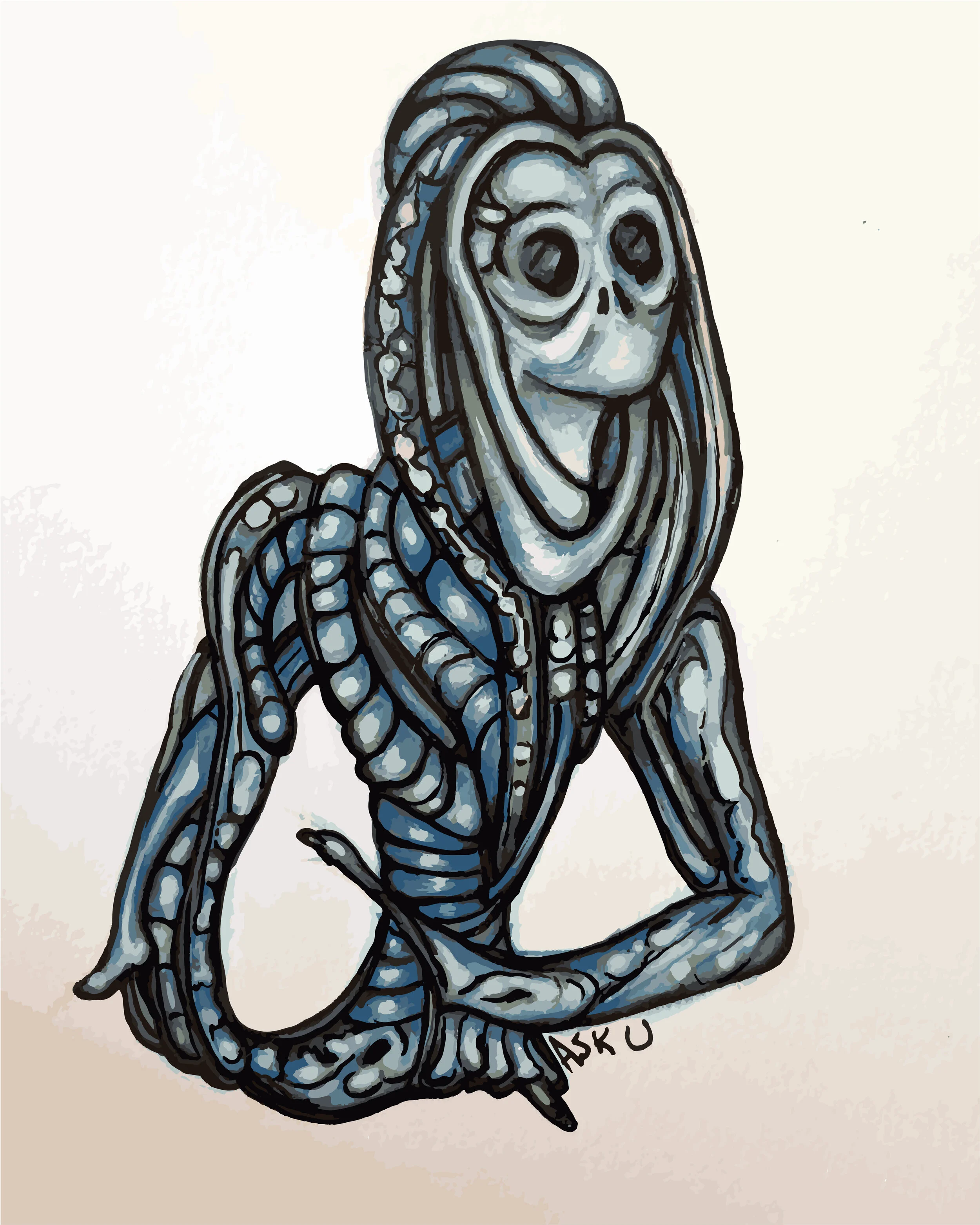 Madame Skeletor vinyl sticker