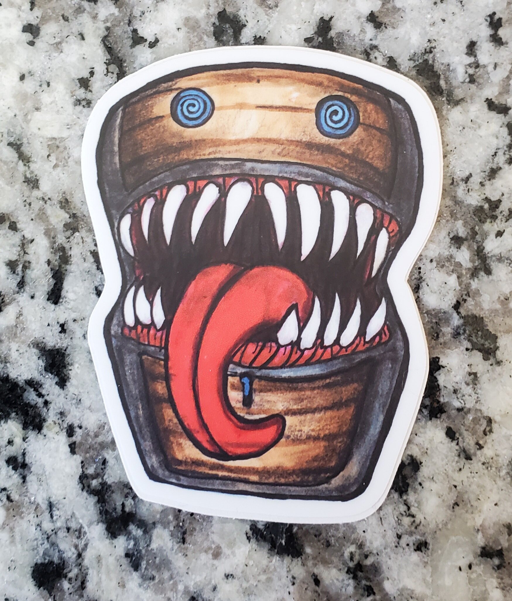 Mimic vinyl sticker — Elegant Gore