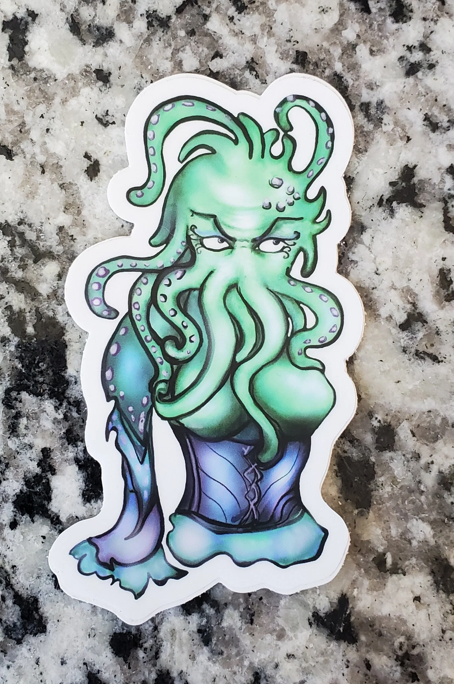 Mistress Cthulhu vinyl sticker
