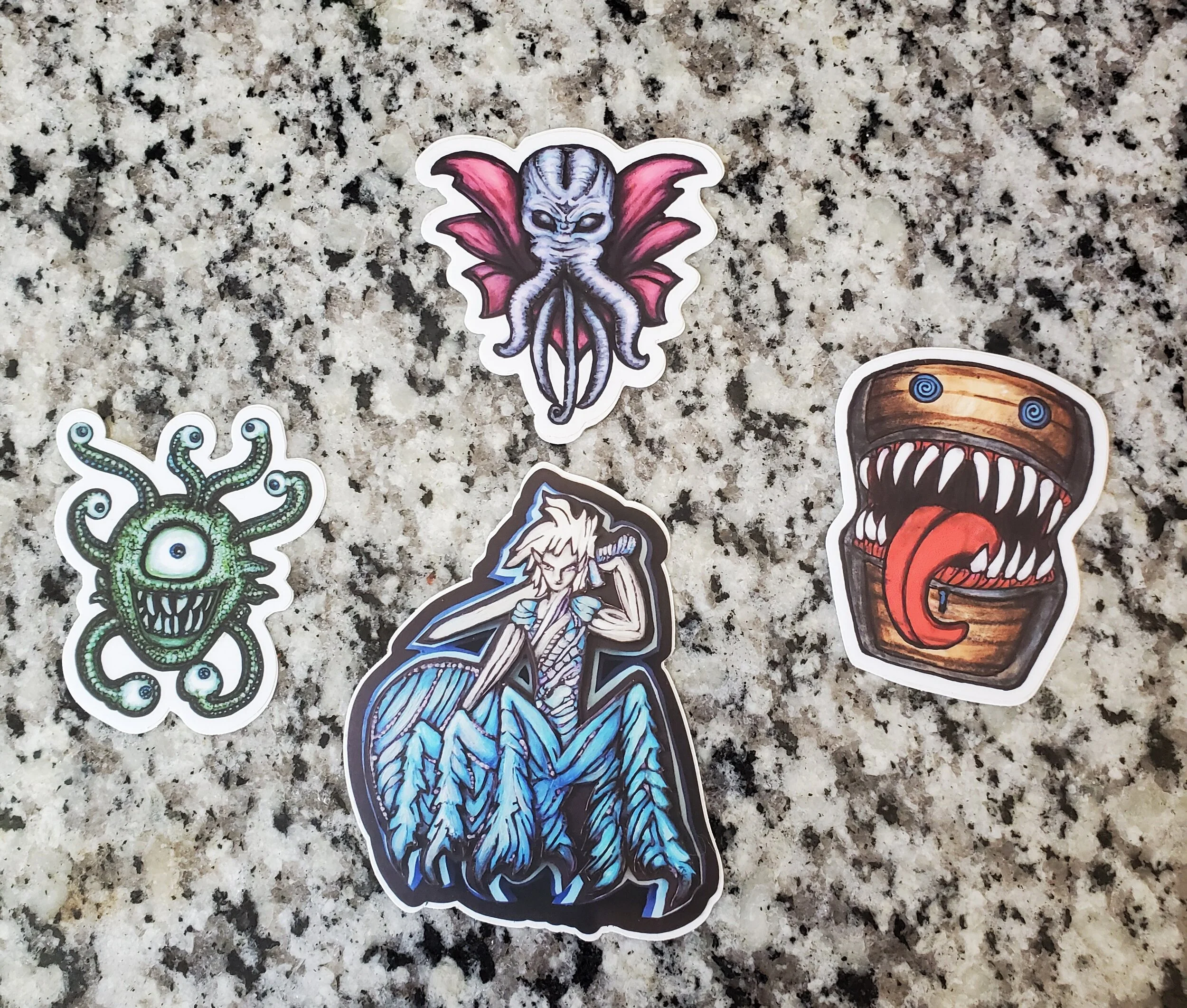 D&amp;D Monster sticker pack