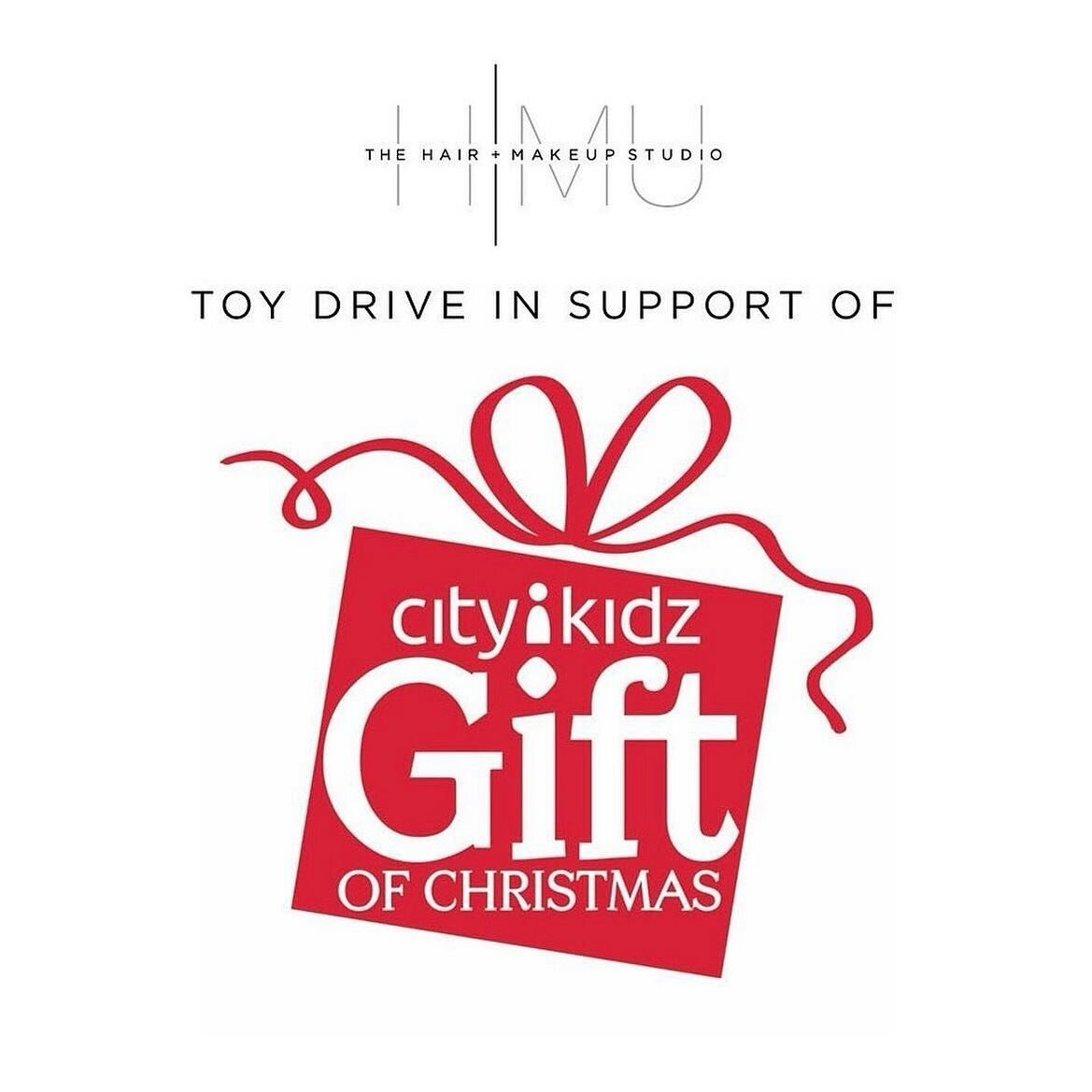 We are back again for our 6th annual 🎄TOY DRIVE🎄in support of @citykidz Gift of Christmas 2023!! We are officially accepting any new/unwrapped toys for boys or girls ages 0 to 12 years tomorrow until Dec 15th ANNNND.. it wouldn&rsquo;t be complete 