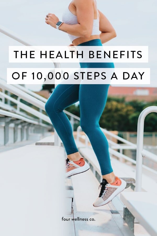 The Health Benefits of Walking Steps a Day // Four Wellness Co.