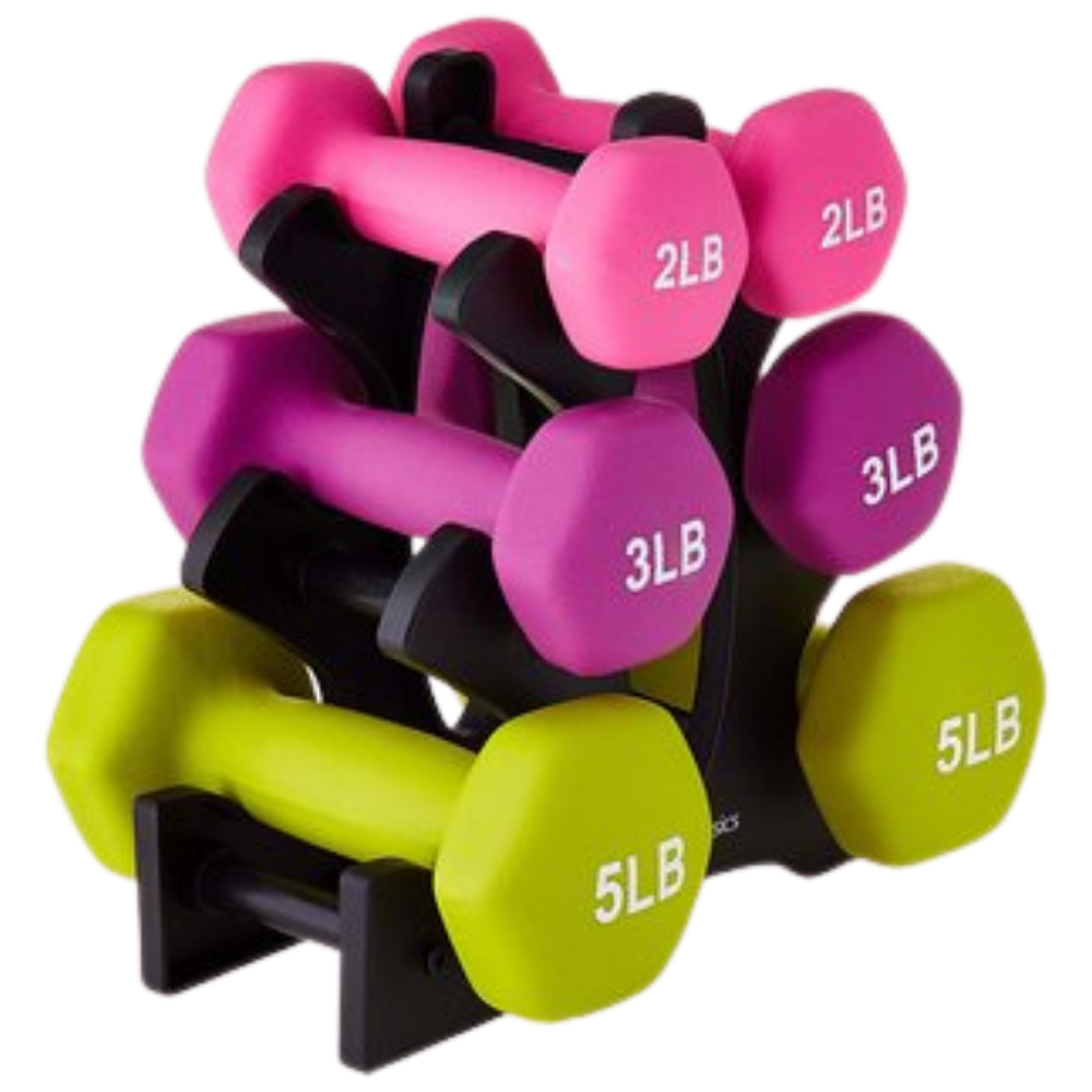 Dumbbell hand weight set