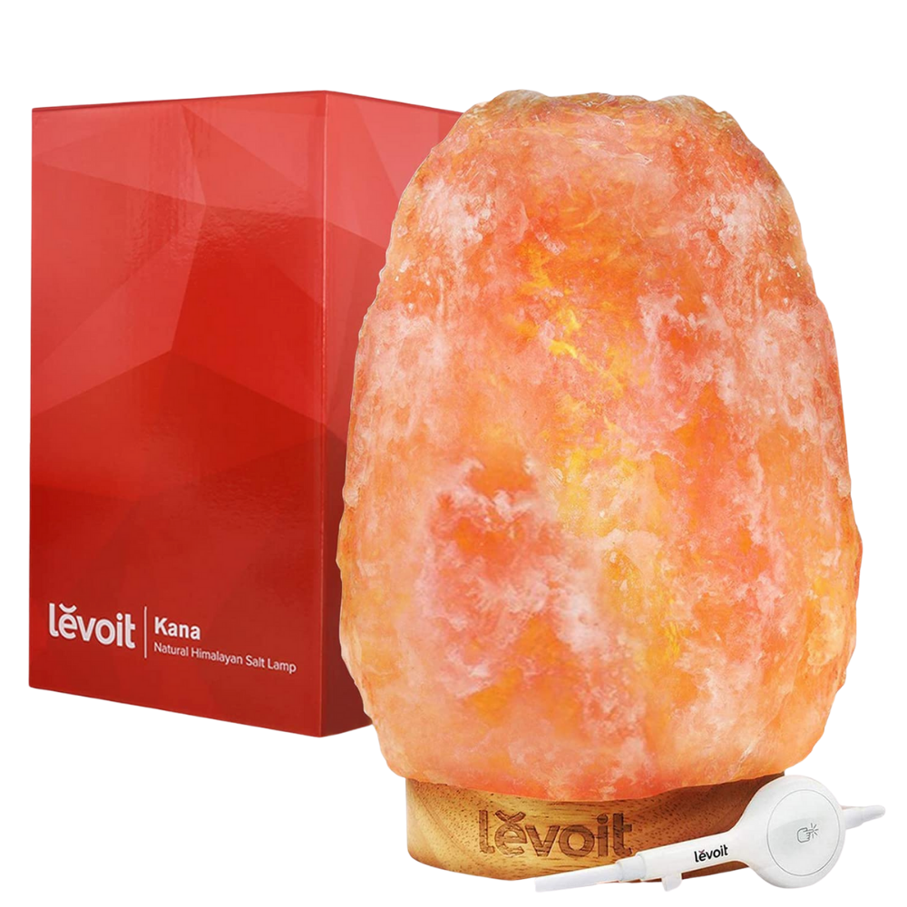 Himalayan salt lamp with dimmer