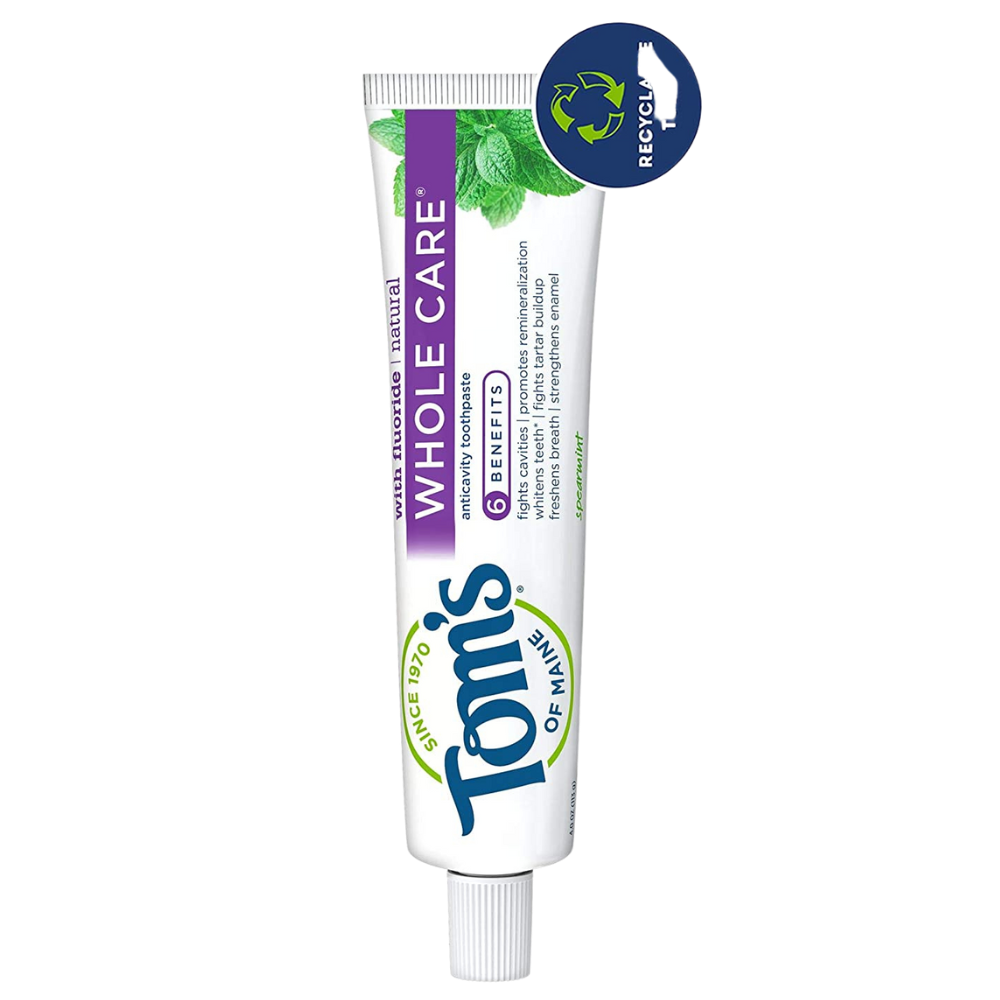 Tom's of Maine natural toothpaste for a healthy mouth