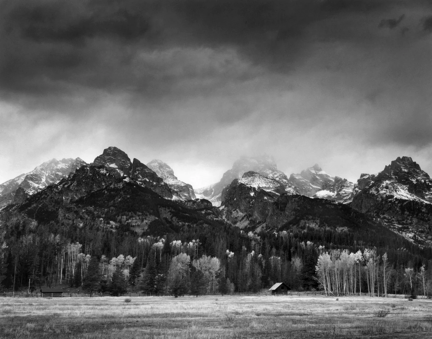 Cabin, Grand Tetons, Wyoming