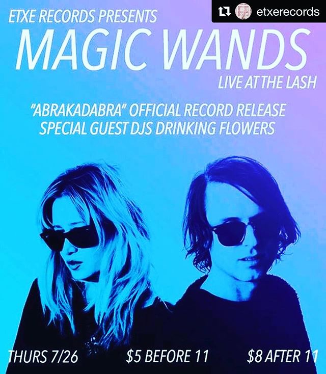 #Repost @etxerecords
・・・
#LosAngeles!  The @magic_wands LP release show is tomorrow night at @thelashsocial . It's gonna get ethereal... Come experience great live music, have a good time, and buy some #vinyl