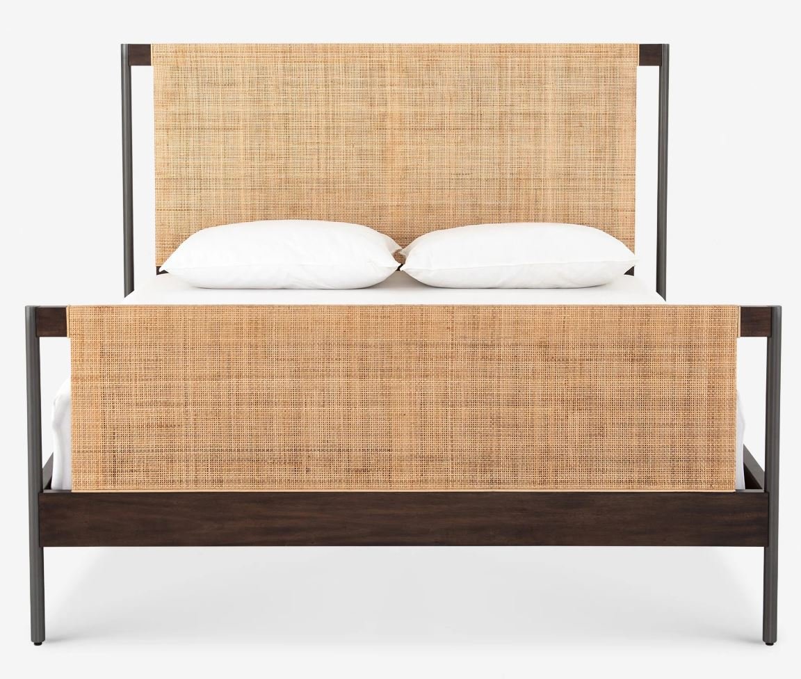 Wood and Cane Bed