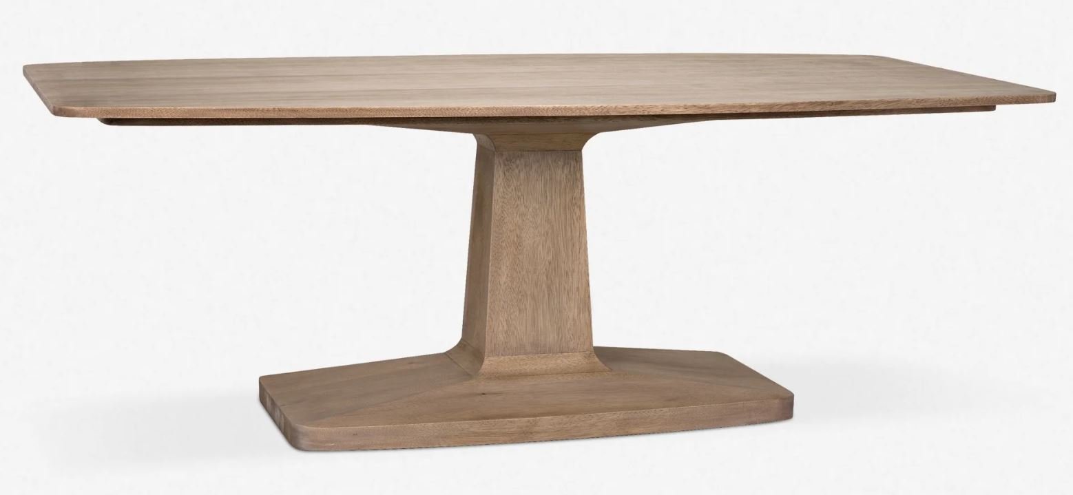 wood rectangular table.JPG