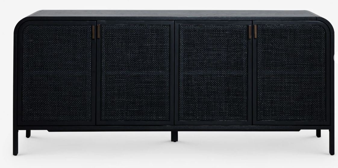 buffet - black woven doors.JPG