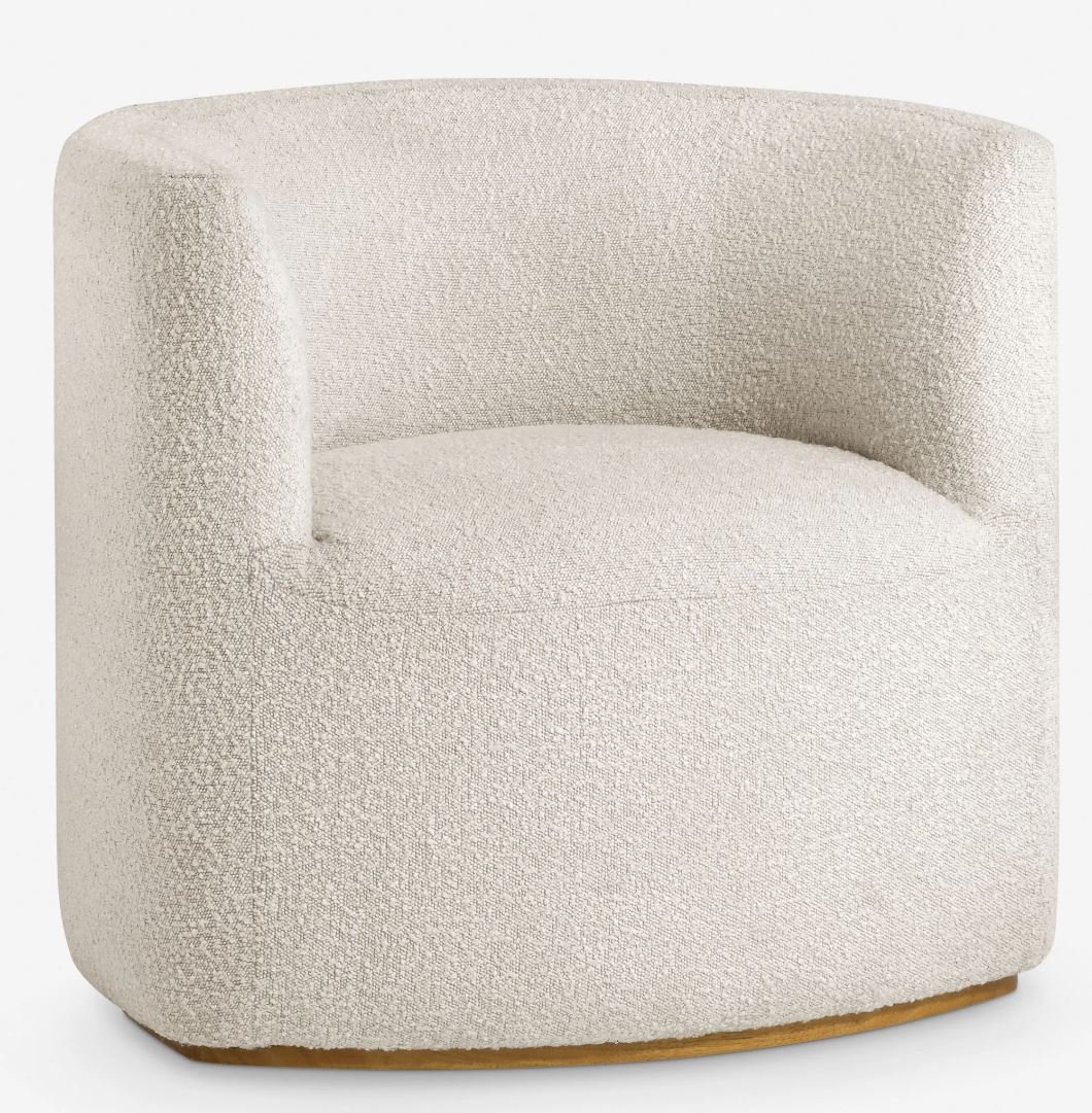boucle accent chair.JPG