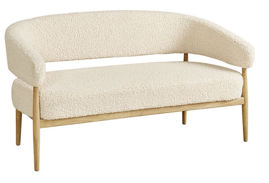 upholstered bench with back.JPG