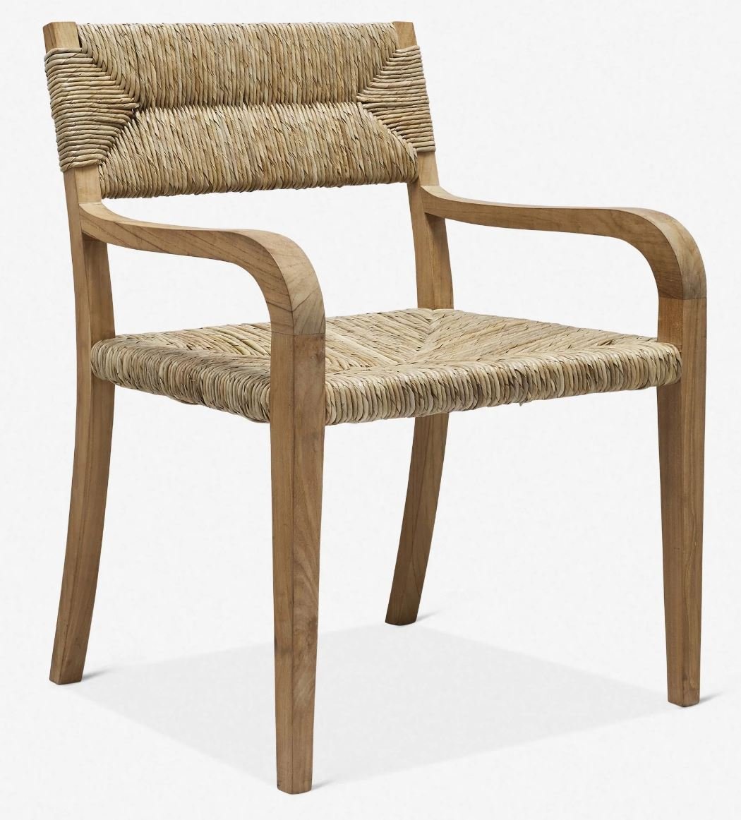 moden seagrass dining chair.JPG