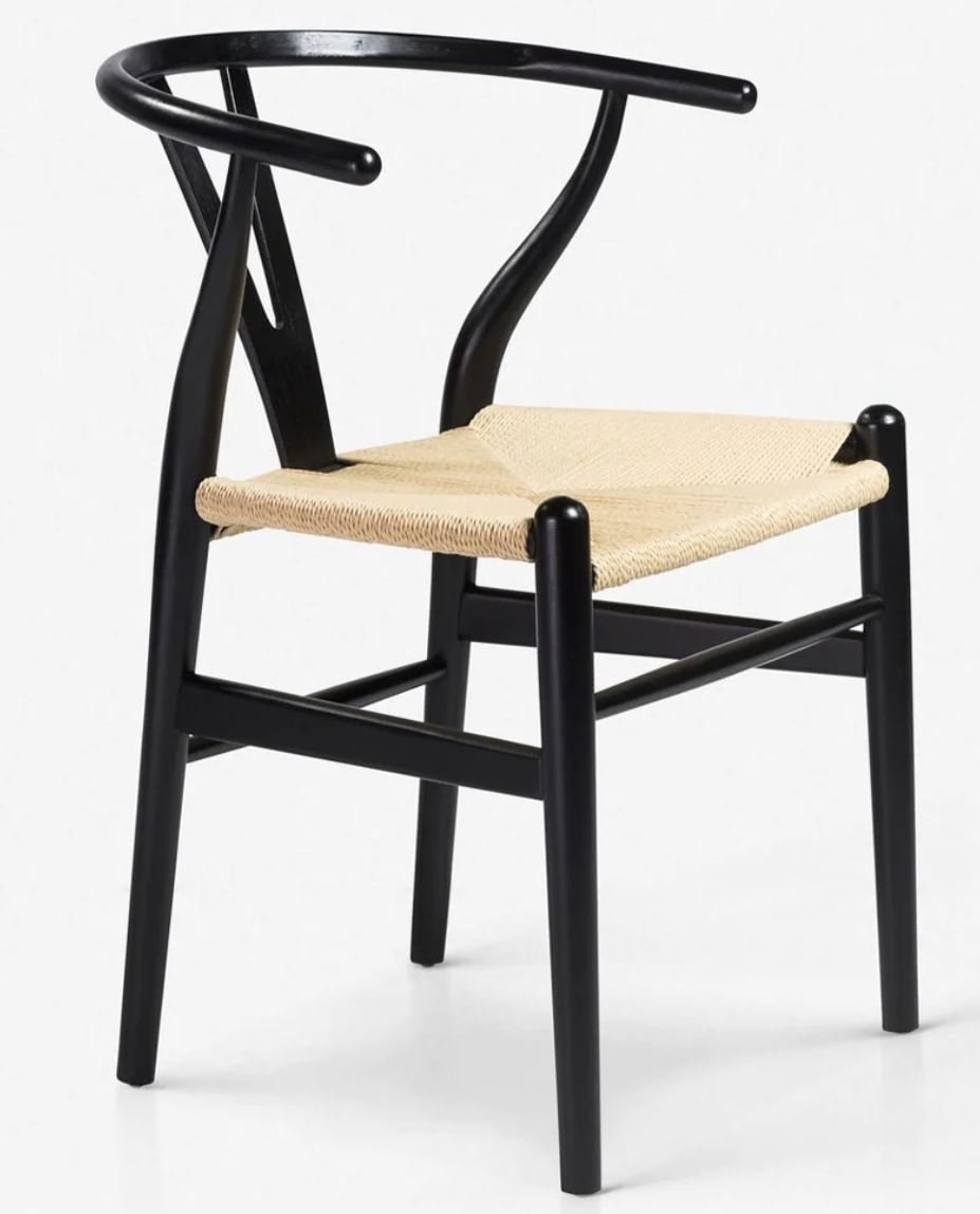 wishbone chair black and natural seat.JPG