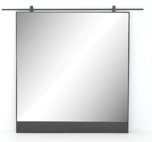  Square Mirror on Bar 