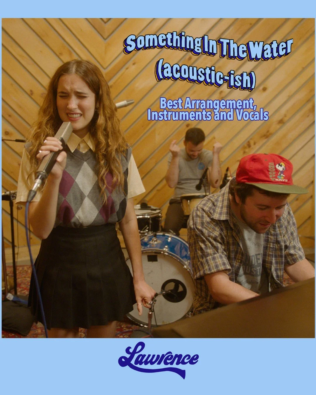 Congratulations @lawrencetheband &ndash; &quot;Something In The Water (Acoustic-Ish)&quot; has been nominated for a 2026 Grammy for Best Arrangement, Instruments &amp; Vocals!