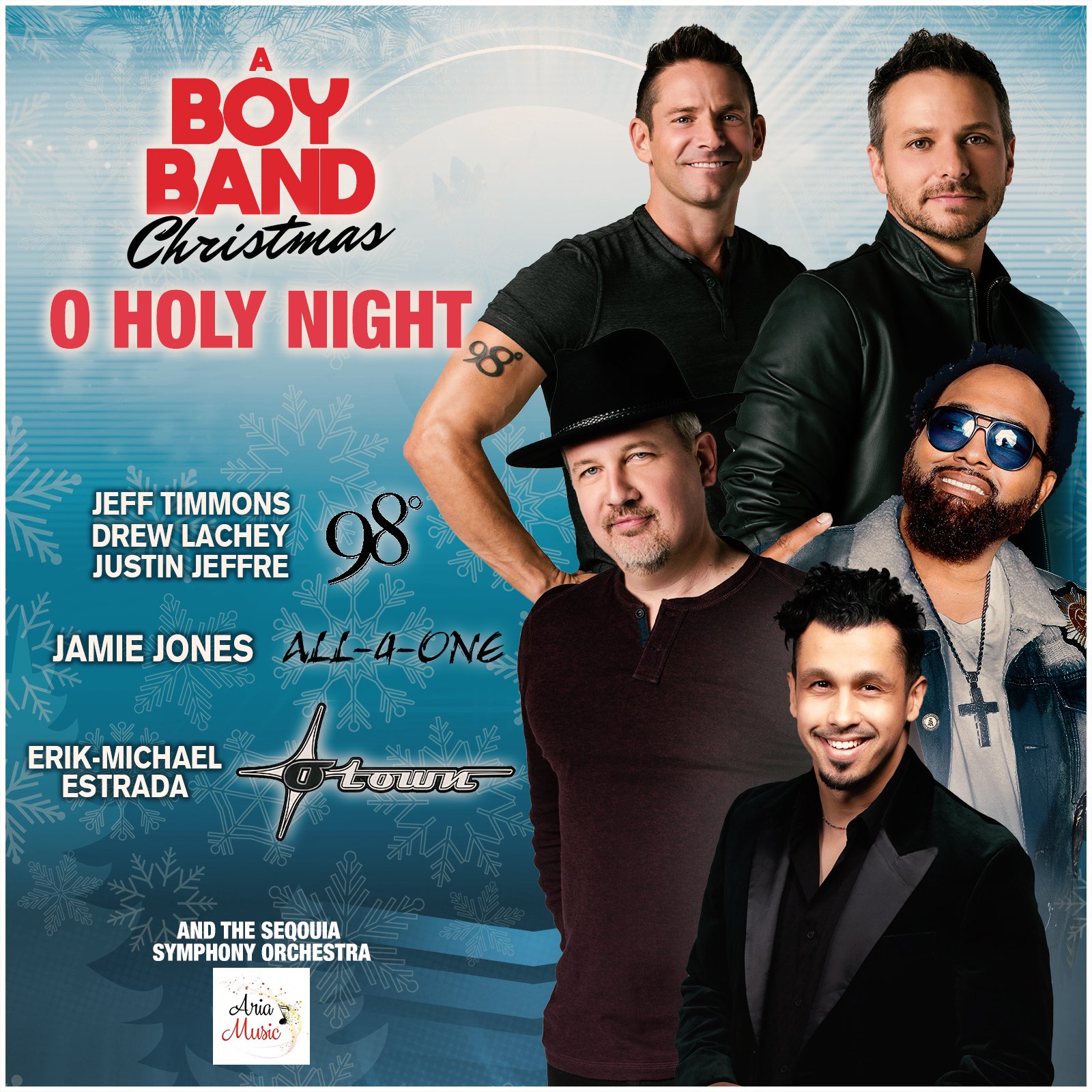 A Boy Band Christmas Featuring 98 Degrees, All-4-One, and O-Town! —  Lakeside Entertainment Group