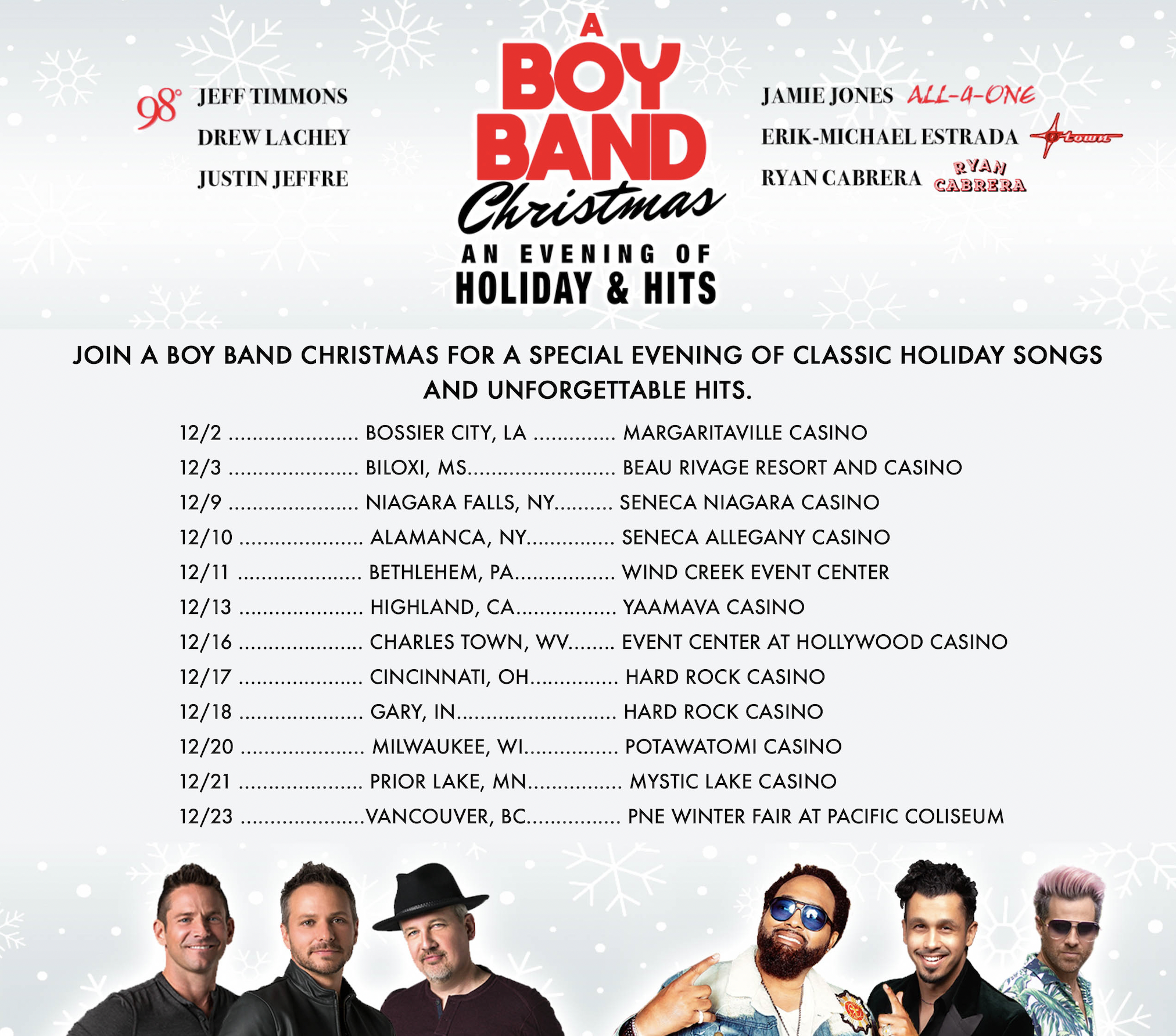 A Boy Band Christmas Featuring 98 Degrees, All-4-One, and O-Town