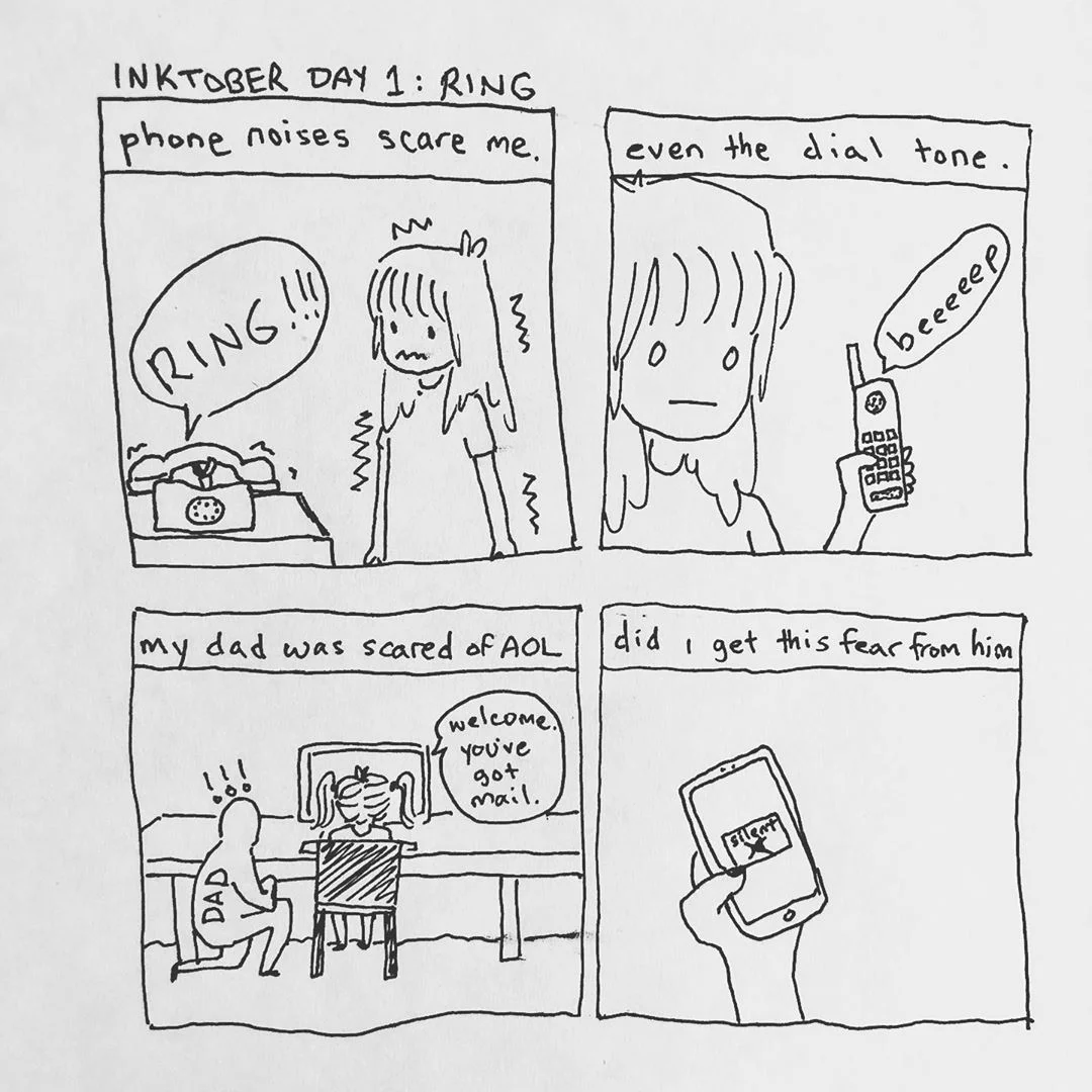 Image by Chroma’s own Bradyn Sidwell ( @beedrawscomics on Instagram) for Inktober 2019.