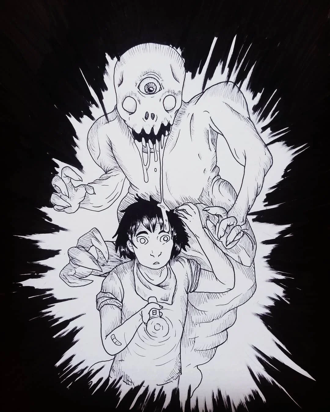 Image by Chroma’s own Violeta Brodie ( @violetabrodie_art on Instagram) for Inktober 2018.