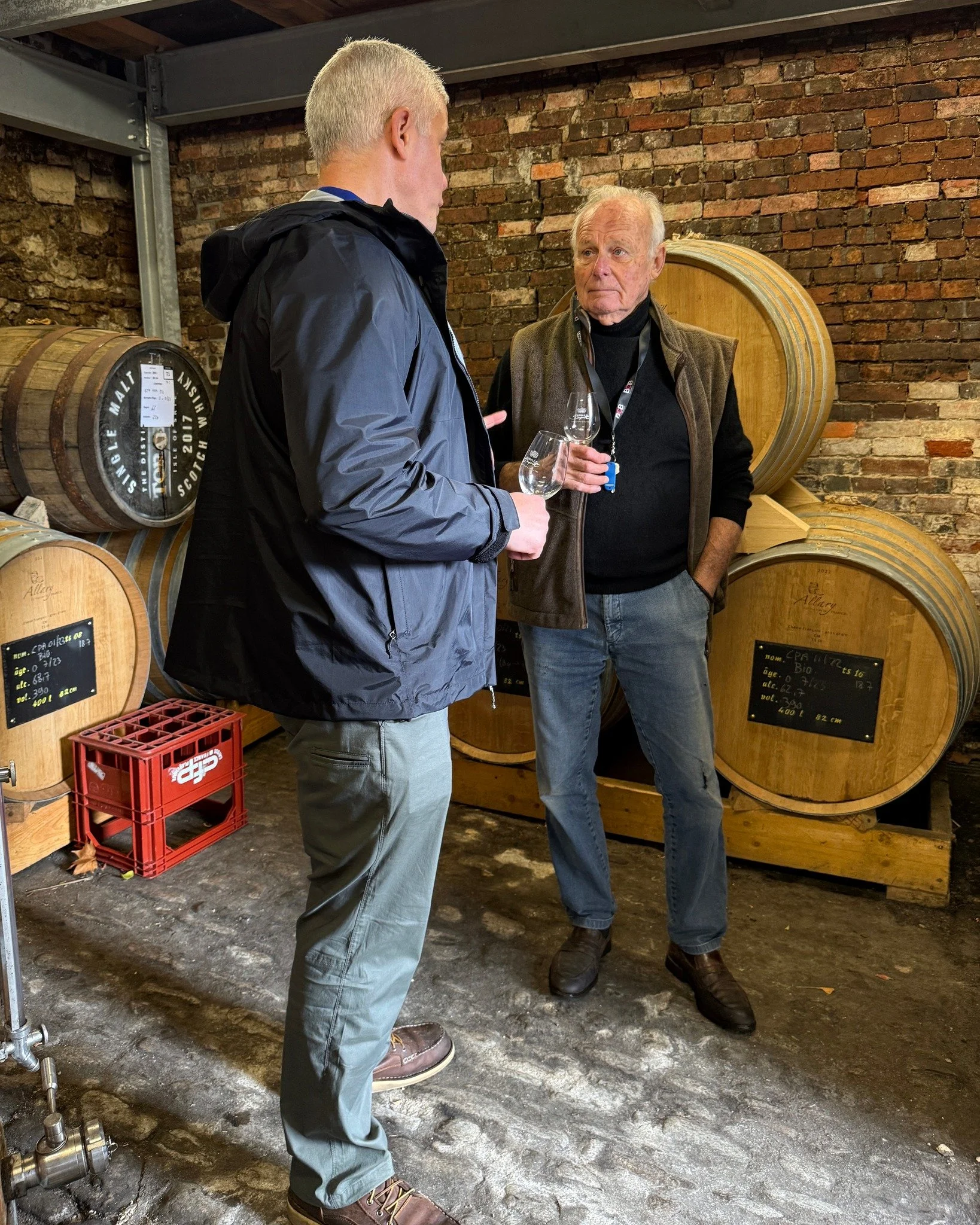 During our time in Normandy, we were honored to spend time with legendary cider and Calvados producers, Guillaume Drouin @calvadoschristiandrouin and Etienne Dupont @domaine_dupont.

Each has refined their family craft over generations - balancing in