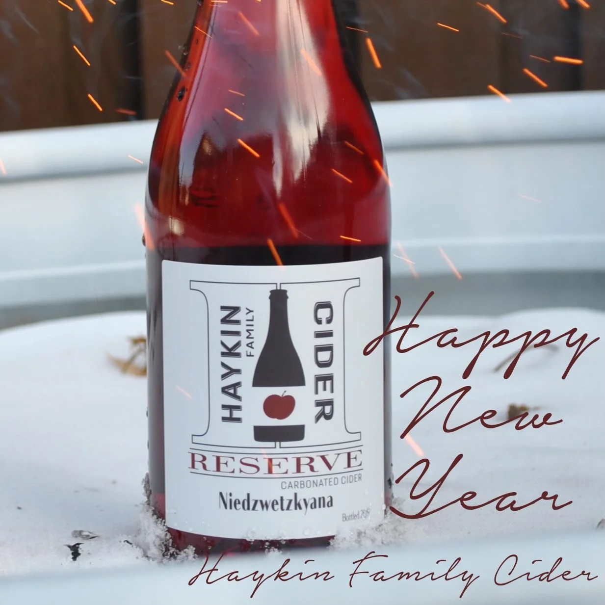 New year, same cider 🍎
We&rsquo;re open tonight if you want to stop by. Cheers to a wonderful 2026! 🥂🍎