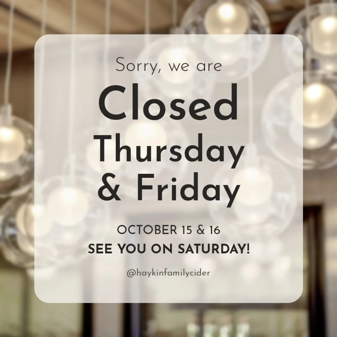 Heads up: we&rsquo;re closed this Thursday and Friday (Oct 15 &amp; 16) while we finish some construction work behind the bar. Back open Saturday for the start of our October Club Pickup. See you then!