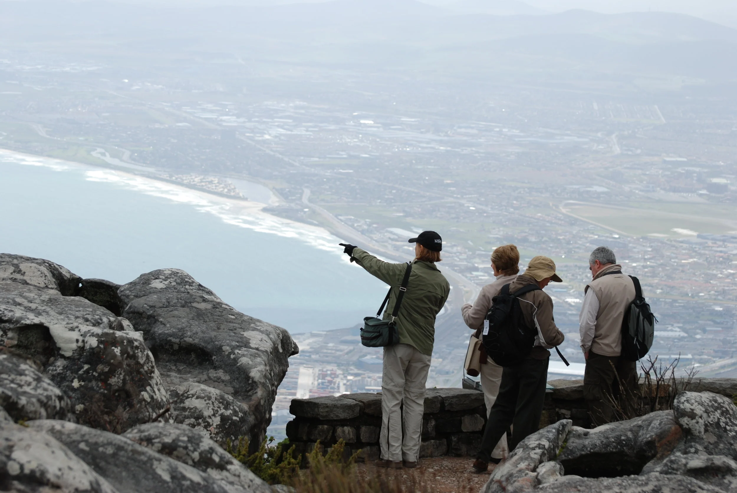 Overlooking Cape Town from Table Mountain